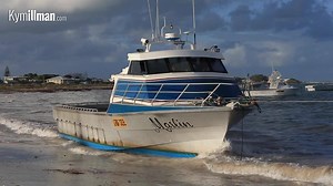 5.7K views · 172 reactions | The crayboat Marlin washed up on the beach just south of Lancelin jetty this morning. A couple of hours later, it was re-floated with the help of a handful of fishermen on board 3 boats, the Rex J, Viking Legend and Benny J. See how it was done. | Lancelin | Facebook