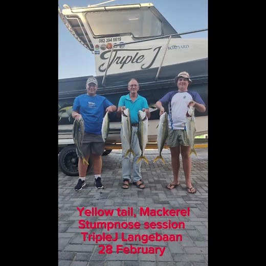 TripleJ Fishing Charters in Langebaan West Coast