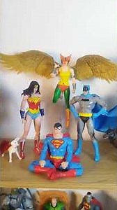 I'm showing you my nativity scene made with the Justice League #dcstudios #superman #batman #chri...