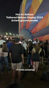 Hot air balloon Fiesta 30, Tethered Balloon Display #insidepampanga #hotairballoon | Inside Pampanga