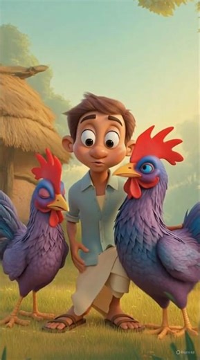 The Two-Headed Chicken 🐔 | Funny 3D Village Story | Ekta Mein Shakti Hai!#shorts