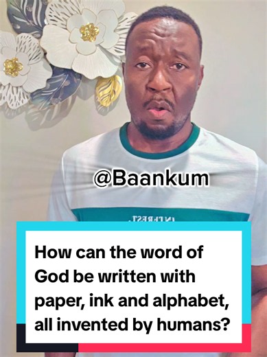 How Can the Word of God Be Written Using Human Inventions?