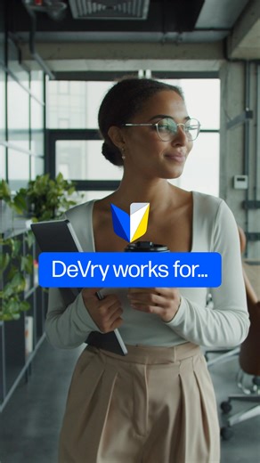 Whatever you’re working toward, DeVry works for ✨you✨. Whether that’s building in-demand skills, earning your next promotion, or stepping into leadership, your path forward starts with the right support. Get started ➡️ https://devry.ly/4qWeKjj #DeVryWorksForYou | DeVry University