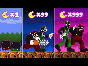 What If Every Moon Makes MX vs Mr L Turns To REALISTIC? | ADN MARIO GAME