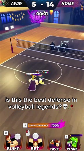 new receiving tech in volleyball legends #volleyballlegends #roblox #fyp #anime #haikyuuxyn #funny