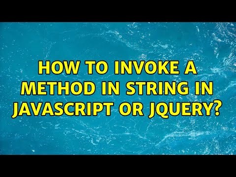 How to invoke a method in string in Javascript or JQuery?