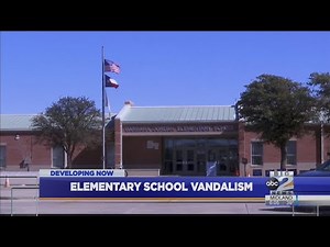 Elementary school vandalism