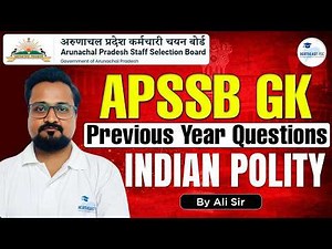 APSSB GK Previous Year Questions | Indian Polity Part 1 I 9233789183