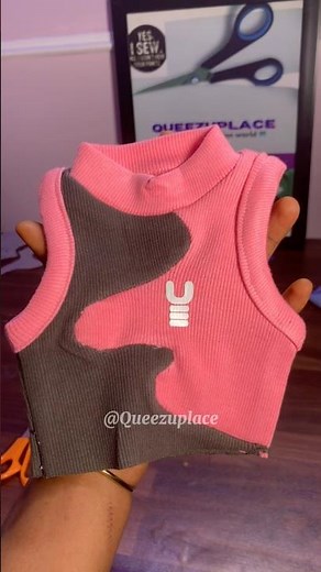 Two tone tank top tutorial ✂️🥰