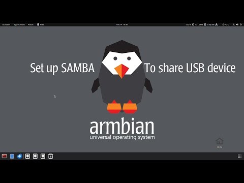 How to set up samba on Linux/Armbian/Ubuntu/Debian to share a USB device