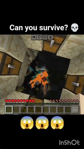 can you survive?💀 minecraft memes #shorts #youtubeshorts