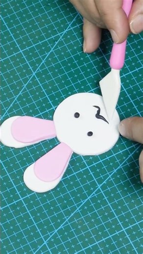 Fondant tutorial - 2 of 10. Make easy fondant rabbit with simple steps