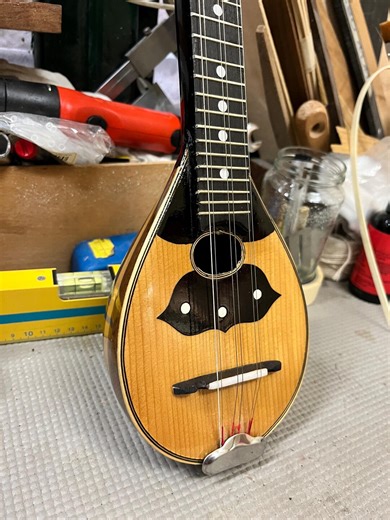 Handmade Professional Greek Baglamas | Spruce Top, Linden -walnut Back - Etsy