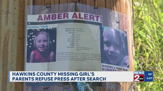 Summer Wells' parents refuse press after search