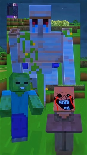 I Made Iron Golems Fight Their Nightmares in Minecraft! #short #minecraft