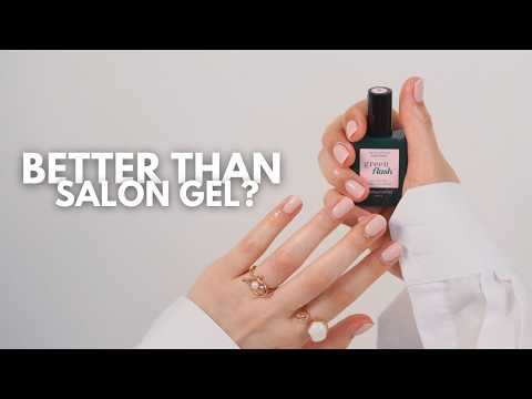 Manucurist Green Flash Milky Pink + Xtrem Flash | 21-Day At-Home Nail Tutorial &Removal +15%OFF Code
