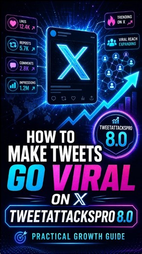 How to Make Tweets Go Viral on X | TweetAttacksPro 8.0 #aitoolsfordigitalmarketing #twittergrowth