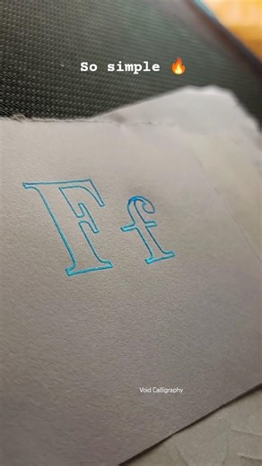 A simple lettering technique.