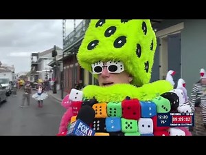 Bourbon Street brings out the best costumes on Mardi Gras