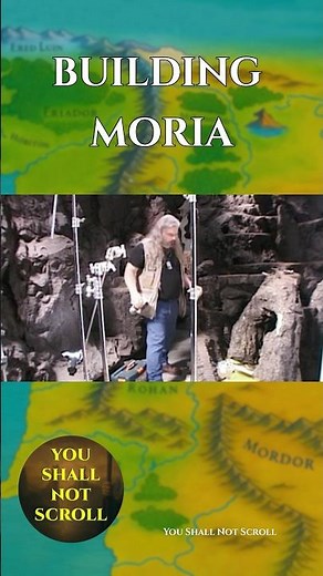 Building The Mines of Moria for LOTR #lordoftherings #tolkien #middleearth #lotr #behindthescenes