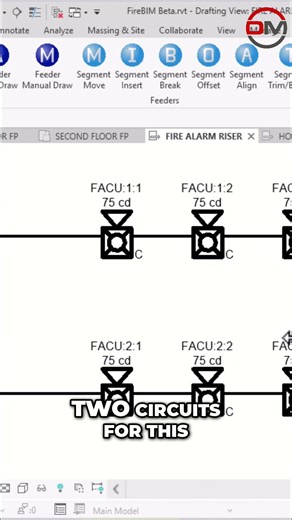 Fire Alarm Risers in Revit