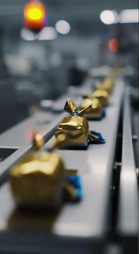 Candy Wrapping Machine at Lightning Speed! (Oddly Satisfying)