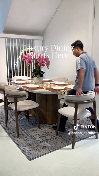 Marble Dining Table Design Ideas from Lanson