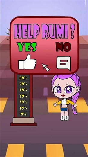 Screaming Challenge💋 Help RUMI Win The Game! | KPop Demon Hunters