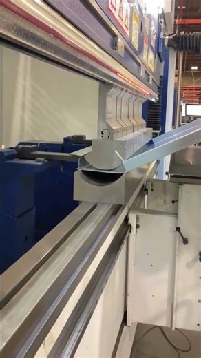 Precision Radius Bending with CNC Press Brake #shorts