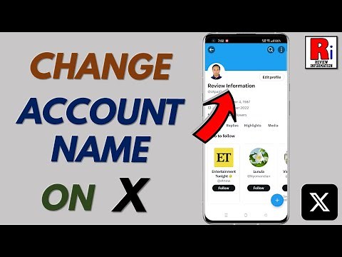 How to Change Your Account Name on X