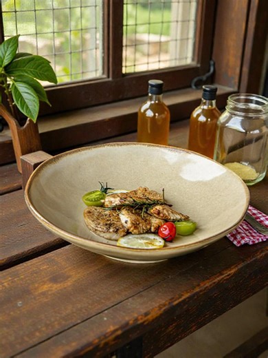 Handmade Ceramic Pasta Bowl, Malt Yellow Rustic Stoneware Plate, Wabi Sabi Dinnerware - Etsy Canada