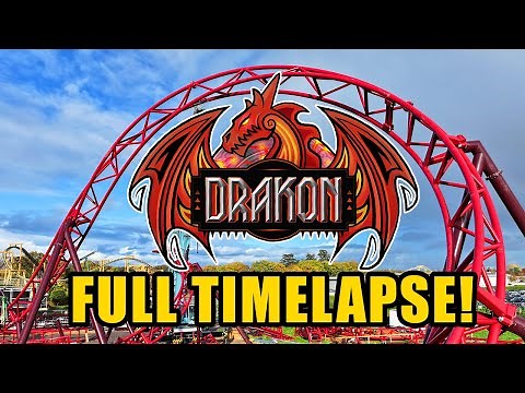 Drakon Is BUILT! How Long Does It Take To Build A Rollercoaster? 🎢⚔️