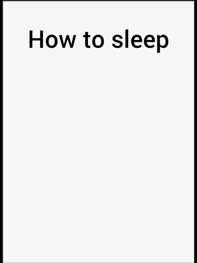 How to Sleep: Funny Tutorials and Tips