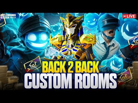 BGMI LIVE CUSTOM ROOM | RP AND UC GIVEAWAY EVERY MATCH | ALL WEAPONS AND TDM CUSTOMS