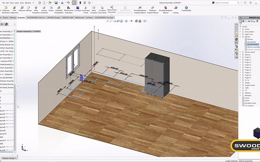 SWOODDESIGN_3D 三维参数化家具设计
