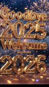 Goodbye 2025, Welcome 2026 🎉 Happy New Year Beautiful Status Video & Song | 4K Countdown Music