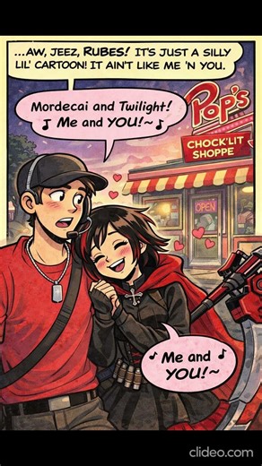 Scout (Team fortress 2) x Ruby Rose (Rwby) love story [Short] (For @CorbanDragonMK2)