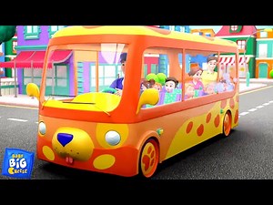 Wheels On The Bus, School Bus Song and Kids Rhyme - Videos For Kids