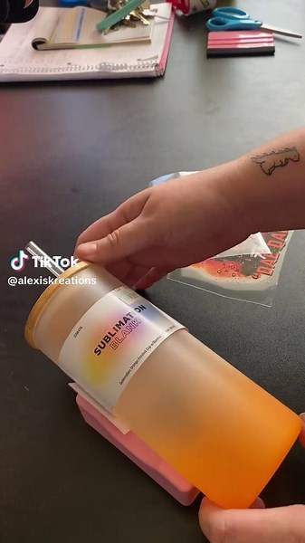 UV DTF is a game changer 🔥😮‍💨 #uvdtf #dtf #sticker #cup #custom