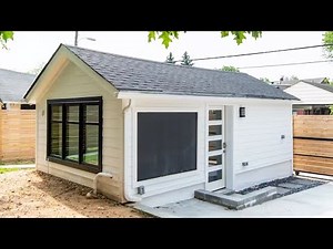 Amazing Renovating Tiny Garage Into A Modern Tiny House