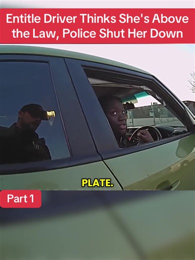 Entitle Driver Thinks She's Above the Law, Police Shut Her Down #cops #police #copsusa🚔🇺🇸 #policeofficer #foryou