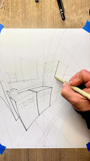 16K views · 365 reactions | Ahora dibujantes, veamos este tipo de perspectiva donde nosotros modificamos a nuestro gusto, la retícula del espacio a dibujar y sobre esas referencias, vamos desarrollando nuestro dibujo. Veamos este tutorial y espero sea de tu agrado y te sirva el contenido. #fernandofloresart #perspectiva #arquitectura #dibujo #croquis | Fernando Flores Art | Facebook