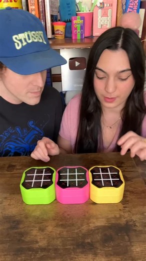 Nate & Casey Bush on Instagram: "How to make Tic-Tac-Toe STRESSFUL…😅😮‍💨 #gamenight #boardgames #games #coupleschallenge #challenge"