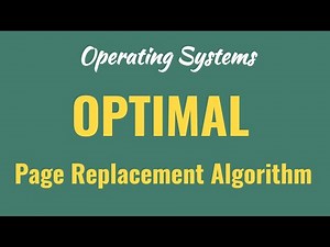 Optimal Page Replacement Algorithm | Operating Systems | Tamil