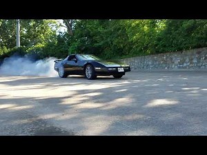 1990 C4 Corvette Burnout
