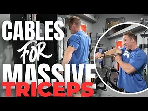 Cross Body Cable Extensions For Better Arms (Grow your TRICEPS!!)