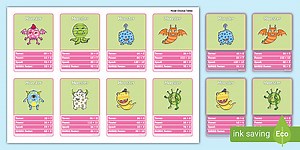 Monster Division Card Game