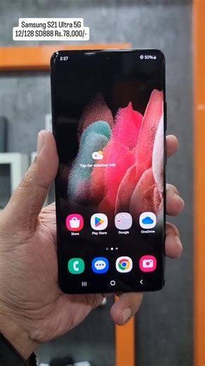 Samsung Galaxy S21 Ultra 5G 12GB 128GB Snapdragon 888 Dual Sim PTA (Physical Esim) Rs. 78,000/- For Order Please WhatsApp 03212711111 03111662111 03212511111 Outlet: MobShopping G 39-40, Al-Latif Centre Main Boulevard Gulberg III Lahore. | MobShopping.pk