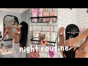 Night Routine🌙✨|| Tiktok compilation