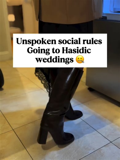The juicy unspoken social rules going to a Jewish Hassidic wedding | hasidic jewish weddings